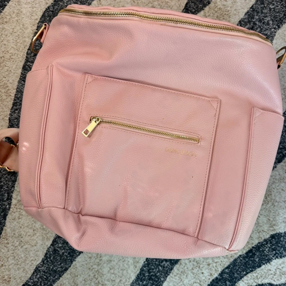 FAWN Design Pink Blush Backpack Diaper Bag